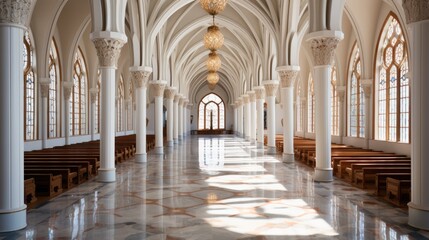 Canvas Print - Central Mosque. Church, a place for religion. Taj Mahal Thailand. A place to visit during a long holiday. Church and evening atmosphere evening 