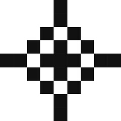 Sticker - pixel star retro 8 bit sparkle set. shiny game pixel art effect