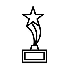 Sticker - Movie Award line icon