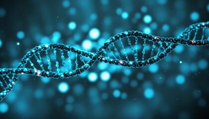 DNA Helix Chromosome in Genetic Biotechnology