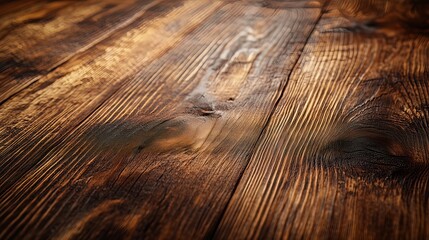 A beautifully textured wooden surface showcasing intricate grain patterns and warm tones, illuminated by soft light