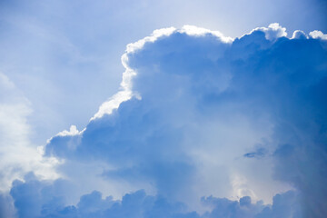 Blue Sky with white clouds