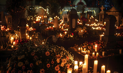 Wall Mural - All Saints Day copy space