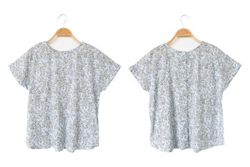 Wall Mural - Summer blouse isolated on white background.