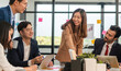 © Art_Photo - Business asian team professional collaborative meeting at office, teamwork, innovation and strategy, charts, brainstorming session, ideal corporate, business planning, successful startup at workplace