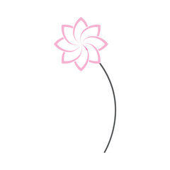 Sticker - beautiful flower icon