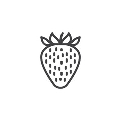 Poster - Strawberry line icon