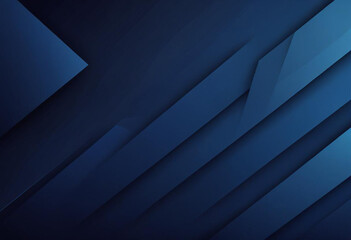 Modern dark blue geometric diagonal lines gradient background 