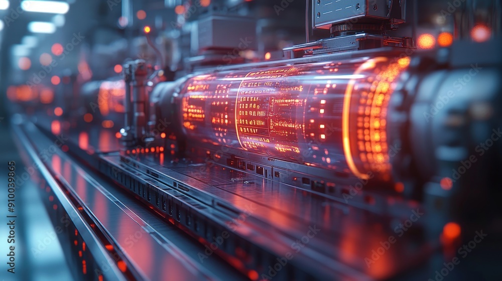 Marketing online with branding automation: A futuristic 3D render ...