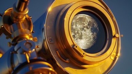 Telescope View of the Moon