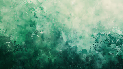 Canvas Print - Abstract green and white watercolor background with splatter effect. Perfect for adding a touch of artistic beauty to your projects.