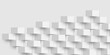 © Atikur - Abstract white and grey minimal geometric square cube triangle shape banner pattern background. Geometric poster and banner design. You can used for Banner, Poster,  vector illustration.
