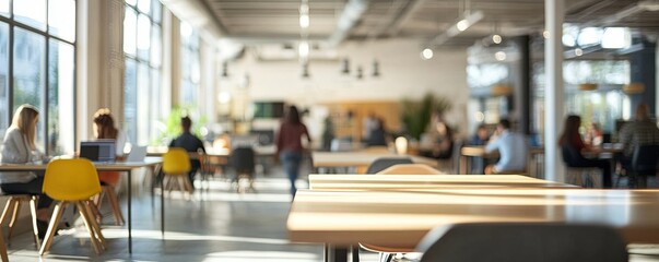 Sticker - Open-Plan Workspace