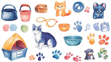 Wall Mural - Pet Lover Sticker Set