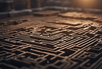 texture labyrinth complication confused confusion fficult background form game lost path perplexity puzzle roam stress success swirl target turn wander way