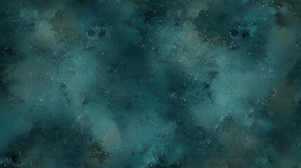 Poster - A captivating abstract design showcases deep teal and blue tones blended seamlessly, creating a serene and dynamic background effect