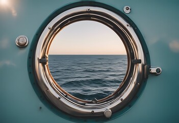 boat close porthole closed view ocean hatch rust-eaten sea window old aged background brass bronze circle decoration detail frame hardwood timbering marin maritime metal metallic