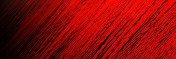 Poster - A bold red background features dynamic, diagonal stripes that create a sense of movement and energy, ideal for capturing attention and evoking emotion