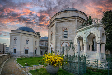 Wall Mural - Hafsa Sultan Tomb at Yavuz Sultan Selim Mosque complex in Istanbul