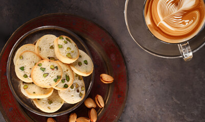 Sticker - pistachio cookies for dessert and treat