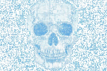 Unique blend of art and technology in digital illustration.