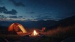 © Nas - Camping Under a Starry Sky