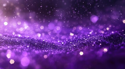 Sticker - Purple Glitter Abstract Background