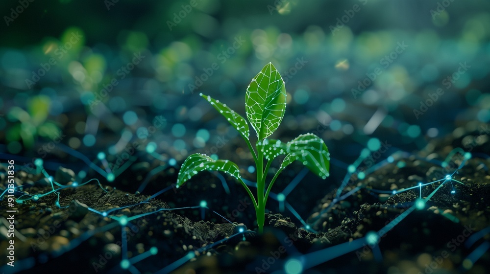 Harmony of Nature and Technology: Sustainable Seed Planting and Digital ...