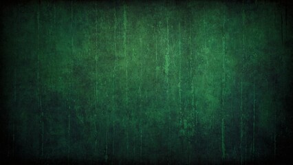 Green and black dark color grunge texture background