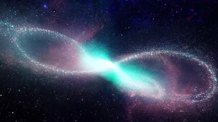 Wall Mural - witness a breathtaking exploration of the endless cosmos, showcasing swirling galaxies and twinkling