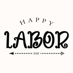 Wall Mural - Happy Labor day new and modern design