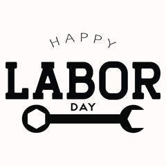 Wall Mural - Happy Labor day new and modern design