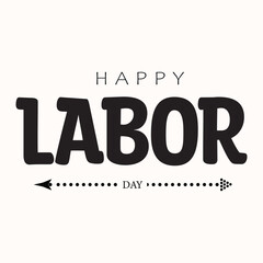 Wall Mural - Happy Labor day new and modern design