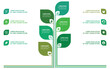 © Untashable - Tree Infographic Chart with Icons and Placeholder Text