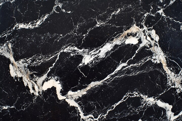 Black marble texture background.