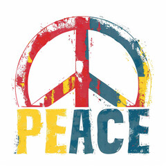 Vintage Peace Sign.