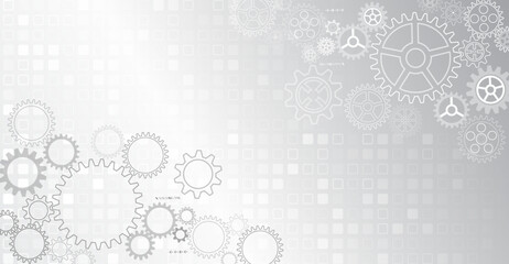 Wall Mural - digital communication, data protection, high-tech presentation, scientific cover. abstract gray futu