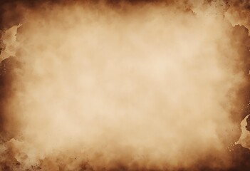 Wall Mural - cream vintage beige spatter paper brown stains stressed design elegant old faded color textured yell