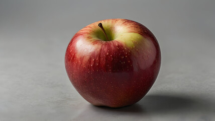 red apple on a white background