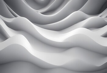Wall Mural - technology white light futuristic abstract line design banner wallpaper digital waves background hal
