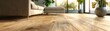 © SITTAKAN - Sustainable flooring options, natural wood, close up, ecofriendly materials, realistic, Fusion, modern living room, copy space for text