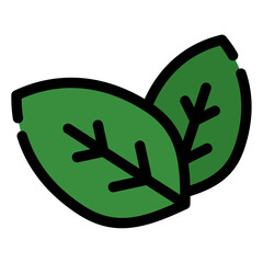 Sticker - botanical icon 