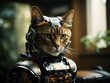 © shrinay - robot cat futuristic ai cyborg cat pet