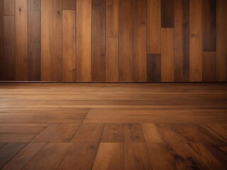 Poster - Seamless repeatable wooden floor texture