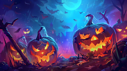 Wall Mural - halloween theme, background