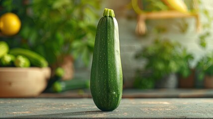 Wall Mural - A variety of vibrant colored vegetables displayed on a kitchen counter.