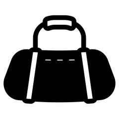 Poster - holdall fitness bag icon