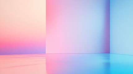 Leinwandbilder - Gradient background for powerpoint presentation : Generative AI