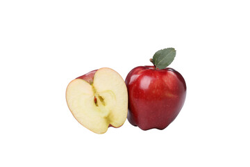 Sticker - PNG, Red apples, isolated on white background