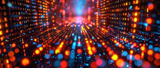 Glowing Patterns of Technology: Illuminated Data Visualizations